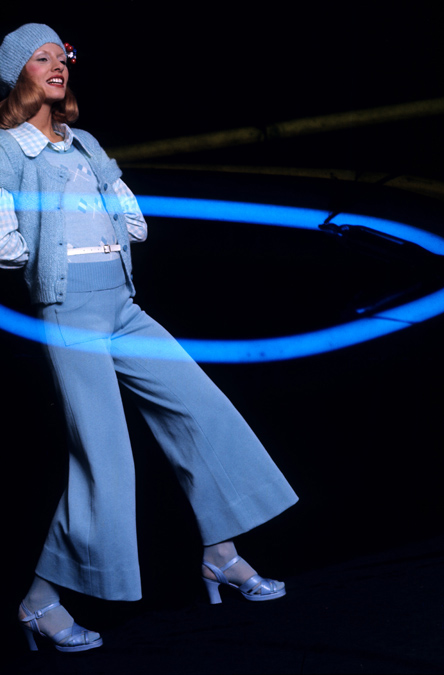 Peter Knapp, Christiana Steidten en Daniel Hechter, Paris, 1972. Marie Claire, février 1972